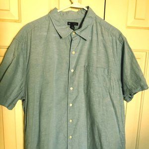 Men's XL Gap Short Sleeve Button Down